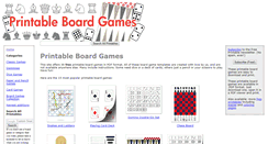 Desktop Screenshot of printableboardgames.net